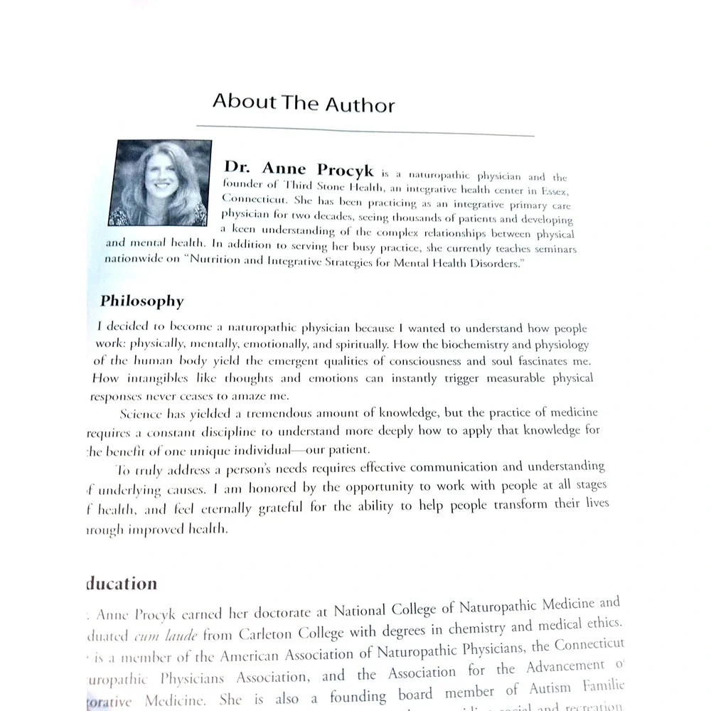 Nutritional Treatments‎ to Improve Mental Health Disorders: Non-Pharmaceutical